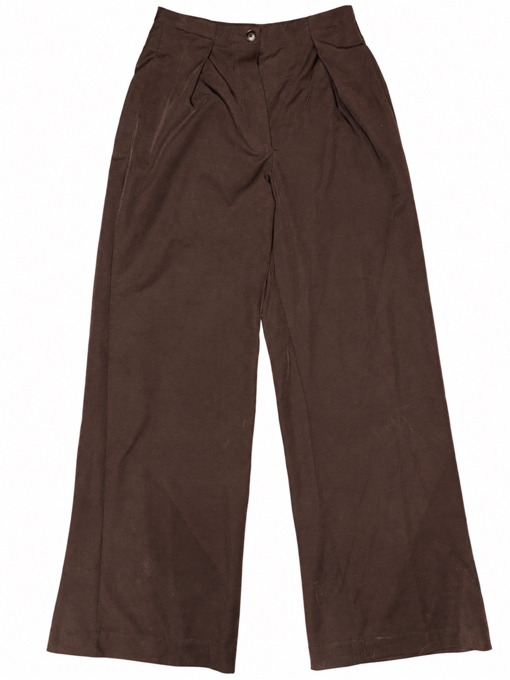 Free People Wide-Leg Trousers in Brown